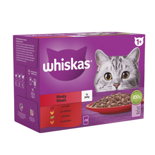 Whiskas 1+ Meaty Meals Pouches In Jelly