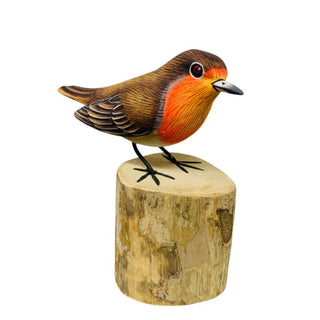 Handpainted Wooden Robin