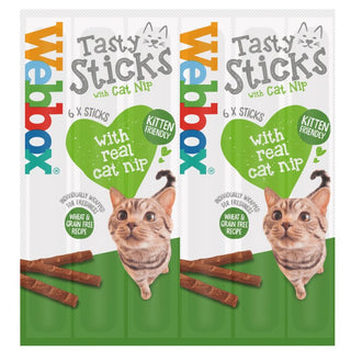 Webbox Cat Chicken Sticks With Catnip
