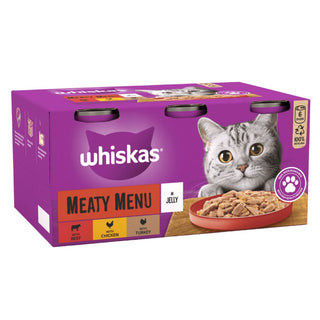 Whiskas Meaty Menu Tins In Jelly