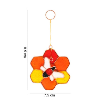 Bee & Honeycomb Suncatcher