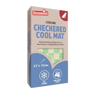 Green Checkered Cool Mat