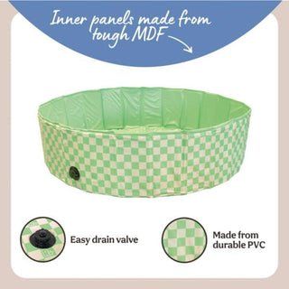 Green Checkered Paddling Pool