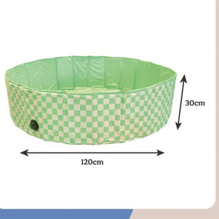 Green Checkered Paddling Pool