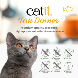 Catit Fish Dinner Pumpkin