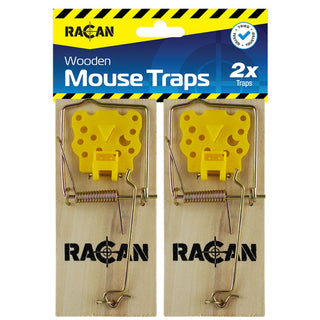 Racan Racan Wooden Mouse Traps - Pack Of 2