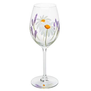 My Favourite Daisy Wine Glass