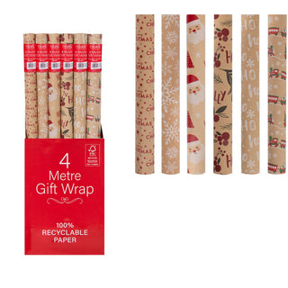 4M Gift Paper Kraft FSC Recycled 100%