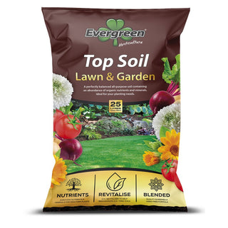 Evergreen Garden Top Soil 25L