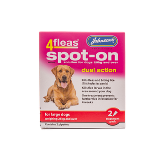 Johnsons 4 Fleas Spot-On Dual Action For Large Dogs