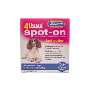 Johnsons 4 Fleas Spot-On Dual Action For Medium Dogs