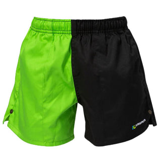 Kaiwaka Kids Rugby Shorts - Green/Black