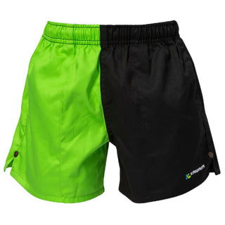 Kaiwaka Kids Rugby Shorts - Green/Black