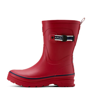 Ariat Womens Kelmarsh Mid Rubber Boot Team Red / Navy