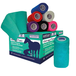 Vetset Wraptec Cohesive Bandage 100mm - 4 for £6