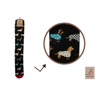 Bartleby Ladies Welly Socks - Trendy Dachshund
