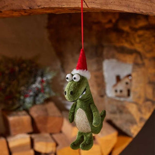 Three Kings Festive Dino - Pendant - Green