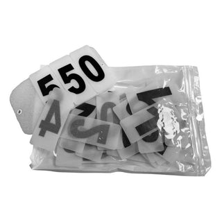 Equetech White Easy Competition Numbers