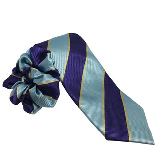 Junior PC Striped Tie - Grey/Purple/Gold
Stripes