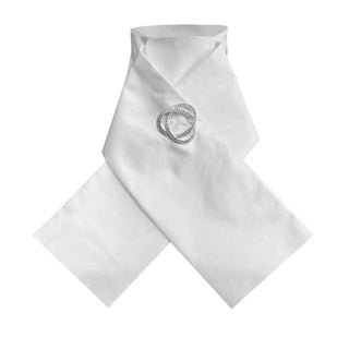Equetech Ready-Tied Stock - Plain White