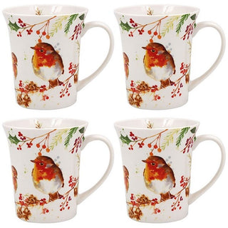 Jennifer Rose Winter Robin Mug Gift Box 4