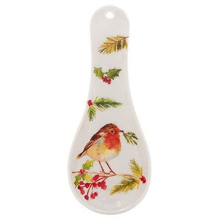 Winter Robins Spoon Rest
