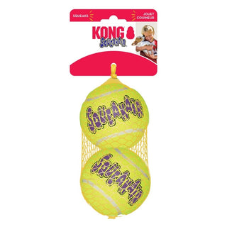 Kong Air Dog Squeaker Tennis Balls 2 Pack Large