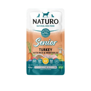 Naturo Senior Dog Pouch Turkey Rice & Veg