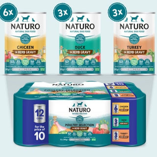 Naturo Adult Dog Tray Grain-Free Variety