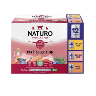 Naturo Adult Cat Pouch Selection Pate