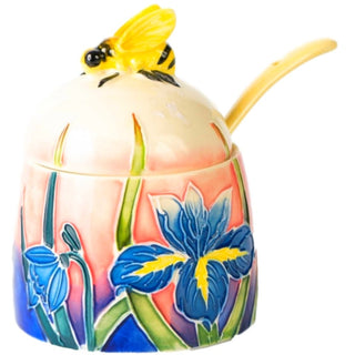 Iris Honey Pot & Spoon