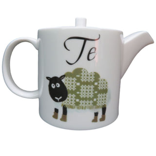 6 Cup Bone China Sheep Teapot