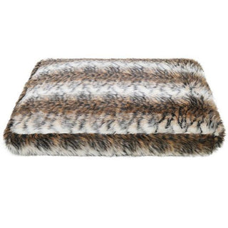 Brown Cosy Fur Print Mattress