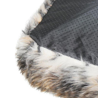 Brown Cosy Fur Print Mattress