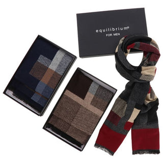 EQ Men Modern Colourblock Scarf