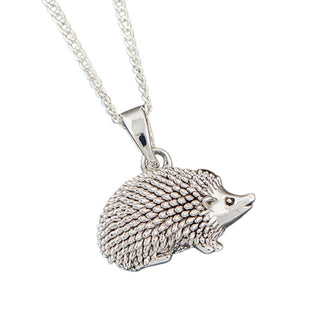 Country Hedehog Silver Plated Necklace