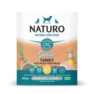 Naturo Senior Dog Tray Turkey, Rice & Vegetables