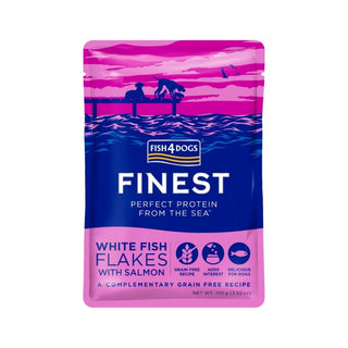 Fish4dogs Pouch Finest White Fish with Salmon