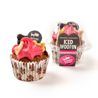 Barking Bakery Pink Iced Carob Woofin