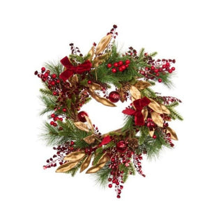 Three Kings Ruby Velvet Wreath