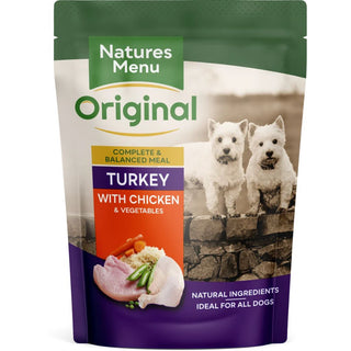 Natures Menu Dog Pouch Turkey With Chicken & Veg