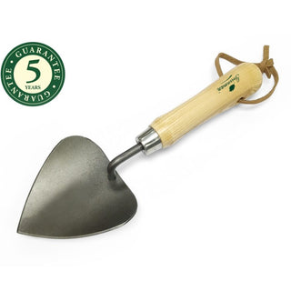 Greenman Ash Carbon Steel Heart Shaped Trowel