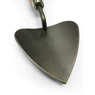Greenman Ash Carbon Steel Heart Shaped Trowel
