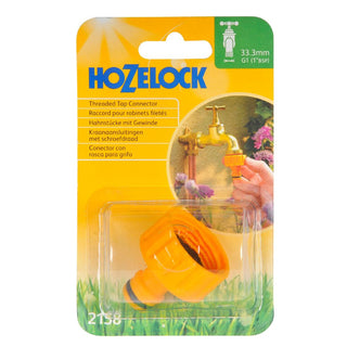 Hozelock Threaded Tap Connector - Carded 1"