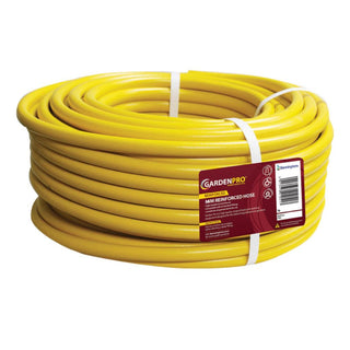Garden Pro 50m Reinforced Garden Hose Yellow