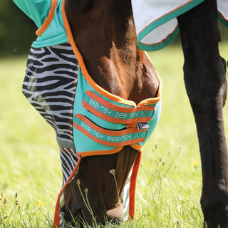 Flyguard Pro Zeb-Tek Fly Mask Zebra Print