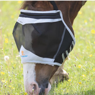 Flyguard Pro Fine Mesh Earless Fly Mask Black