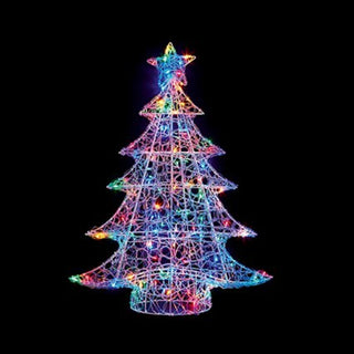 Premier 1m Multi Action Lit Soft Acrylic Xmas Tree