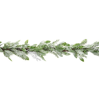 Premier Frosted Eucalyptus Garland With White Berries
