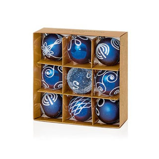 Premier Midnight Blue Decorated Balls